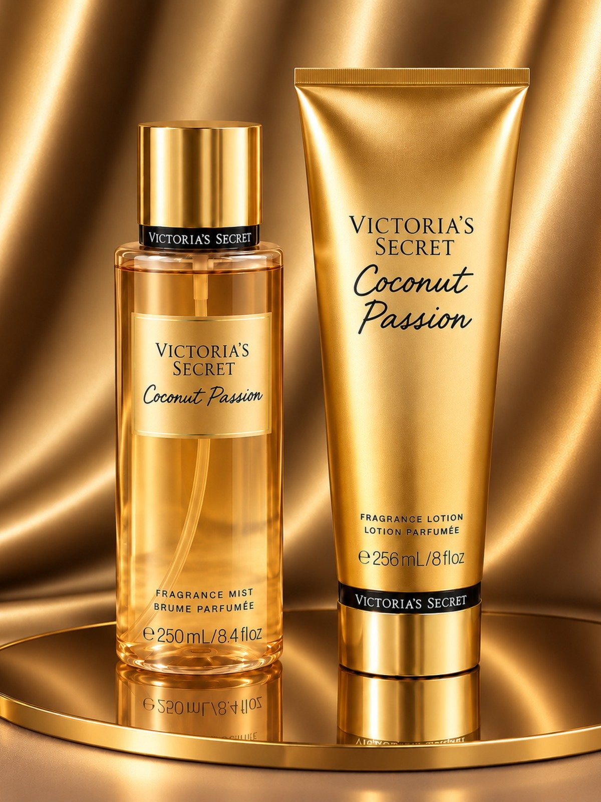 VICTORIA'S SECRET COCONUT PASSION, 250/ 256ML, perfume árabe original