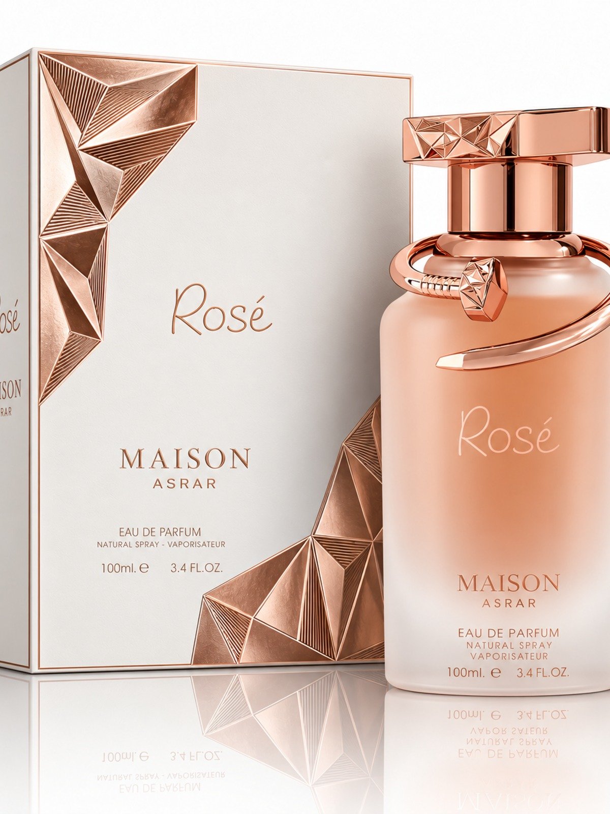 MAISON ASRAR ROSE, 100ML, perfume árabe original