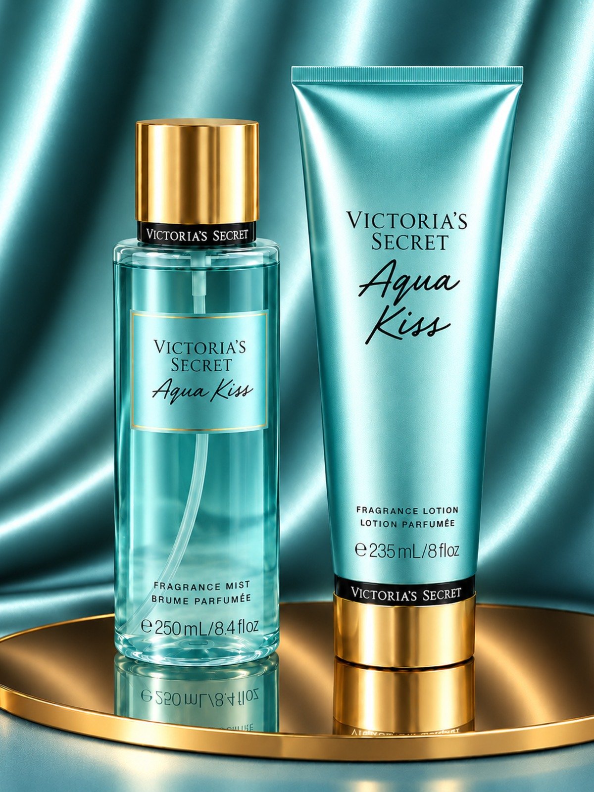 VICTORIA'S SECRET AQUA KISS, 250/ 256ML, perfume árabe original